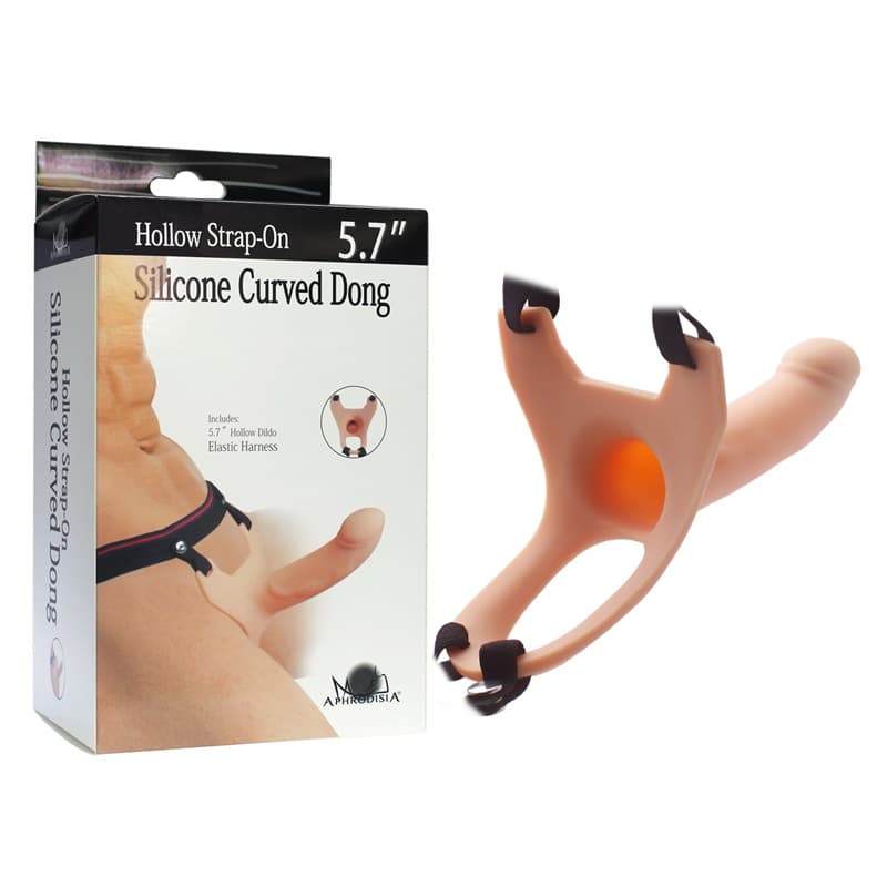 SİLİCONE CURVED DONG 5.7''